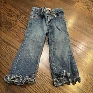 Place Blue Denim Jeans with Ruffle Detail